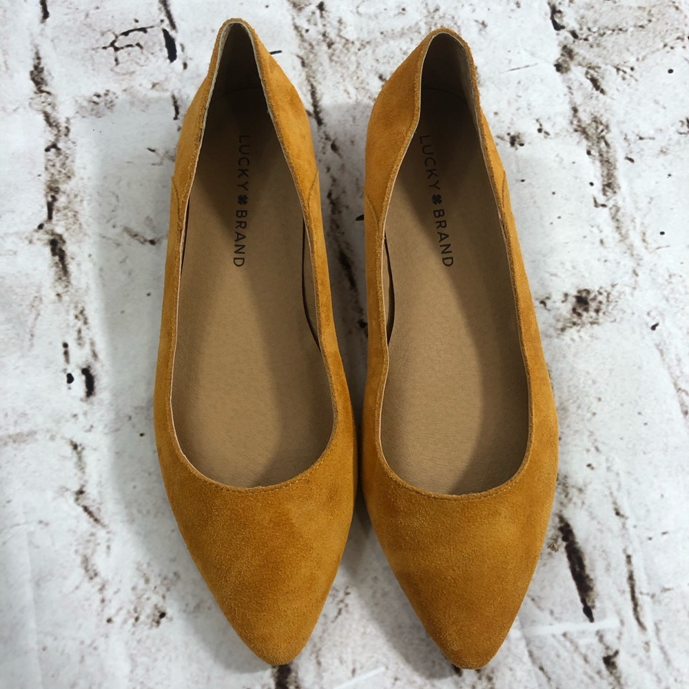 Lucky Brand Bylando Pointed Flat shoes size 6 1/2M